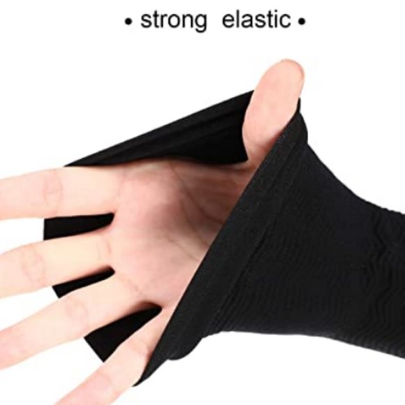 1 NEW PAIR OF BLACK OR SLIMMING COMPRESSION ARM SHAPERS - Picture 4 of 6